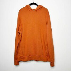 Goodlife Clothing Loop Terry Hoodie in Orange Clay Size XL